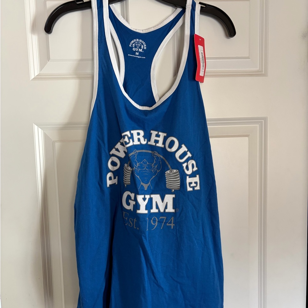 Powerhouse Gym Men's Royal Blue Racerback Tank Top